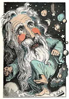 God, political caricature, 1882