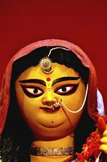 Goddess durga idol on durga puja festival