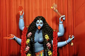 Goddess kali, Calcutta Kolkata, West Bengal, India