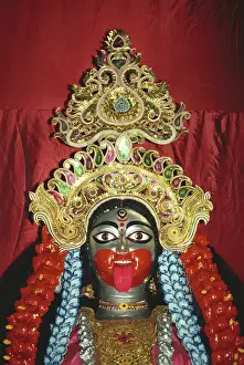 Goddess Kali idol, Assam, India