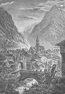 Goeschenen on the Gotthard railway