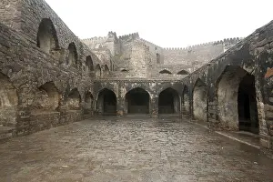 Golconda fort Hyderabad Andhra Pradesh India Asia