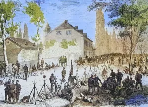The golden Bremme near Saarbruecken