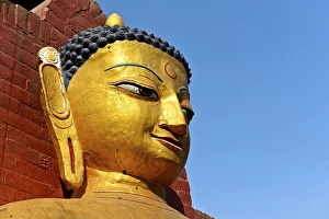Category Buddhism Prints: Golden Buddha, Portrait, Monkey Temple
