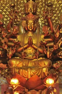Category Buddhism Prints: Golden Buddha statue, Nha Trang