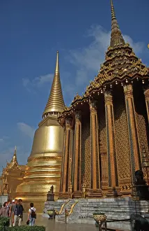 Golden chedi at Wat Phra Kaeo, Bangkok