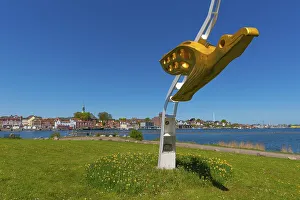 Golden figurehead of the Gorch Fock