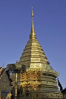 Golden pagoda (chedi), Wat Phra That Doi Suthep Temple