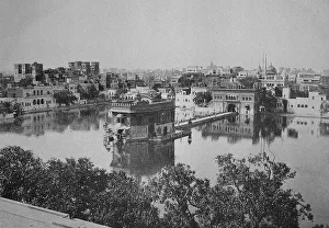 The Golden Temple in Amritsar, India in 1880