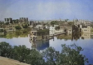 The Golden Temple in Amritsar, India in 1880
