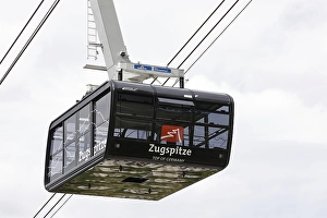 Category Mountain Landscapes Prints: Gondola of the Zugspitze cable car