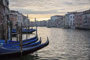 Gondolas, Grand Canal, Venice, Italy