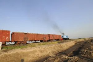 Goods train at Adani Power, Mundra