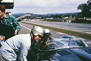 Goodwood BARC race 18 May 1963, Lotus Climax racing car Jiohn Coundley Racing Partnership, Pat Coundley in the car