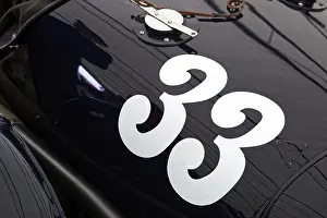 GOODWOOD, WEST SUSSEX/UK - SEPTEMBER 14 : Number 33 on an old vintage car at Goodwood on September 14