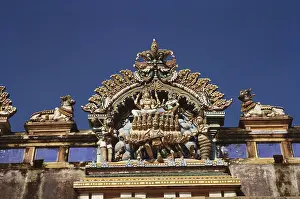 Gopuram of Chidambaram temple, Tamil Nadu, India