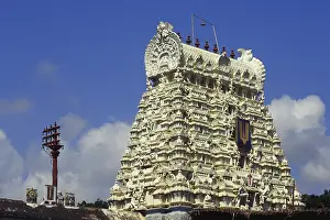 Gopuram of Sri Sthalasayana Perumal temple Maha Vishnu temple