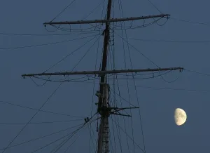 Gorch Fock in Stralsund, tall ship Gorch Fock