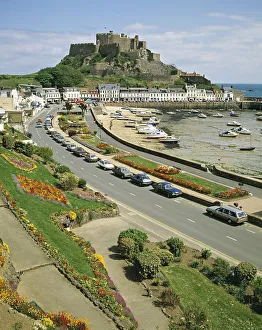 Gorey Harbour and Mount Orgueil Castle