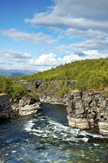 Gorge, Abiskojakka, Abiskojakka river