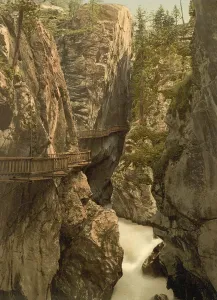 Gorner Schlucht, Gorner Gorge near Zermatt