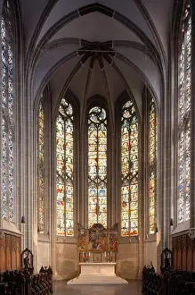 Gothic choir facing east, St. Saint, Saint