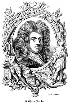 Gottfried Kniller or Sir Godfrey Kneller (1646-1723) German-British portrait painter