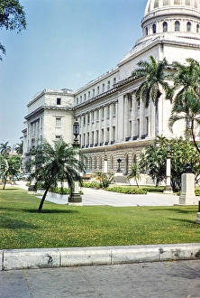 Government building of the national capital, El Capitlio, Havana, Cuba, late 1950s or early 1960s Building completed in 1929, Central America