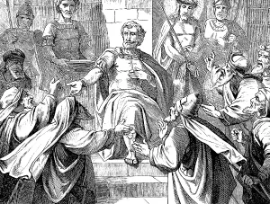 The governor Pilate in the judgment seat