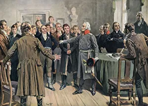 Graf Yorck von Wartenburg addressing the East Prussian Estates on 5 February 1813