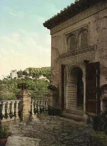 Granada. Alhambra. La Mesquita, Spain, c