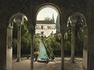 Granada. Galeria exterior del Generalife