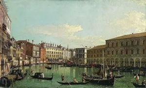 Grand Canal, Grand Canal, View to the Rialto Bridge