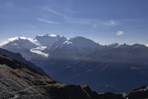 Grand Combin with Glacier de Corbassiere