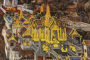 The Grand Royal Palace, Wat Phra Kaeo Buddhist Temple