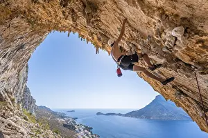 Grande Grotta, Armeos sector, lead climbing