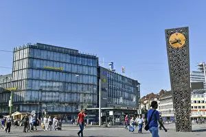 Grandfather clock, Jahnplatz, Bielefeld