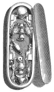 Grave goods of an ancient Greek coffin