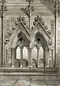 Grave at the Salisbury Cathedral