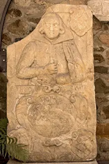 Grave slab from 1610 for student Johann Bernhard von Aschhausen