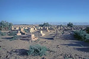 Gravestones, cemetery, tourism centre Mut 3