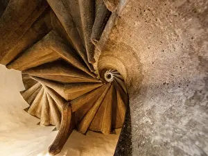 Graz, spiral staircase, double spiral staircase