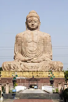 The great Buddha statue, Bodhgaya, Bihar, India