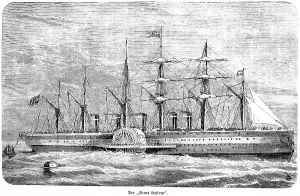 Great Eastern steamship and cable carrier