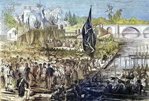 Great Regatta of Sevres on 17 May 1869