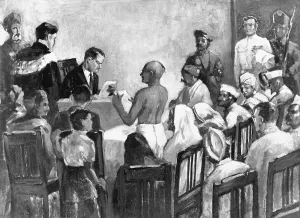 The Great Trial of Mahatma Gandhi, March 18, 1922