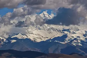 Great view for the Mount Everest and the Himalaya range
