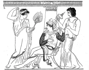 Greek family life in the Hellenic culture in ancient Greece