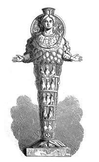 In Greek mythology, Artemis, of Ephesus