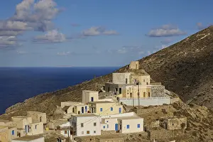 Greek village with sea and mountain views in an idyllic location